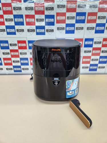 Airfryer 5000 Series L, 4,1L (0,8Kg), 13 en 1 Airfryer, conexión Wifi, 90% menos de grasa con tecnología exclusiva Rapid Air, NutriU app de recetas (HD9255/80) Philips